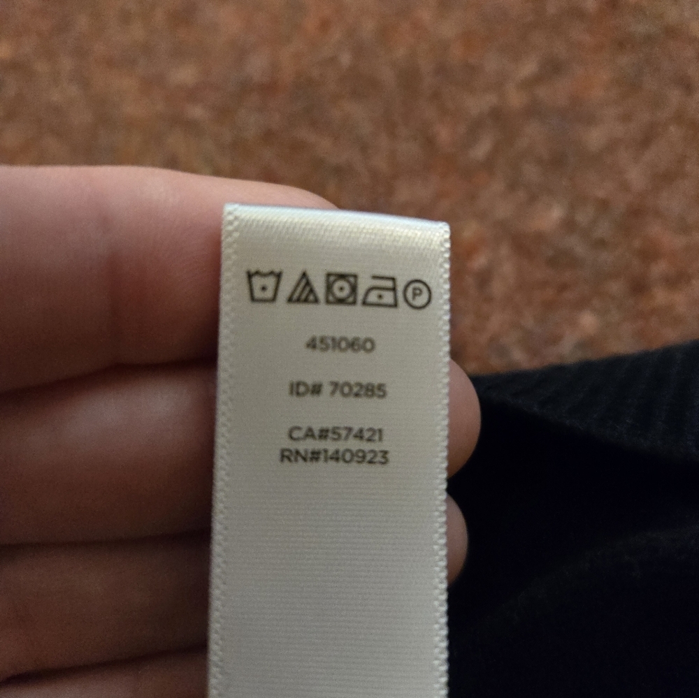 Loft Navy Blue Sweater Size Small Metallic Outlined Birds - Picture 6 of 9